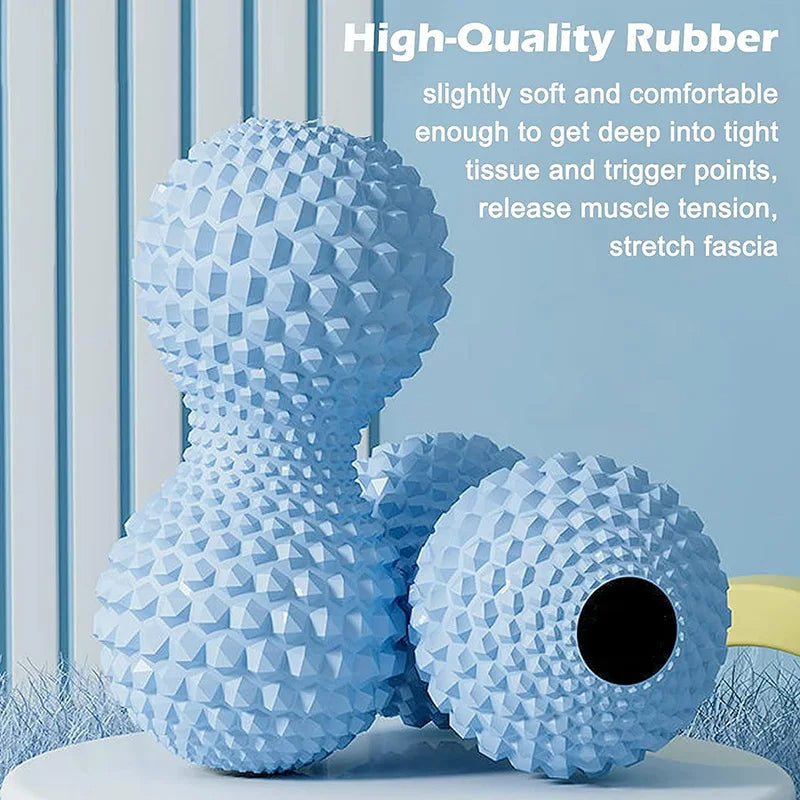 Peanut Massage Ball Double Lacrosse Mobility Deep Tissue Therapy