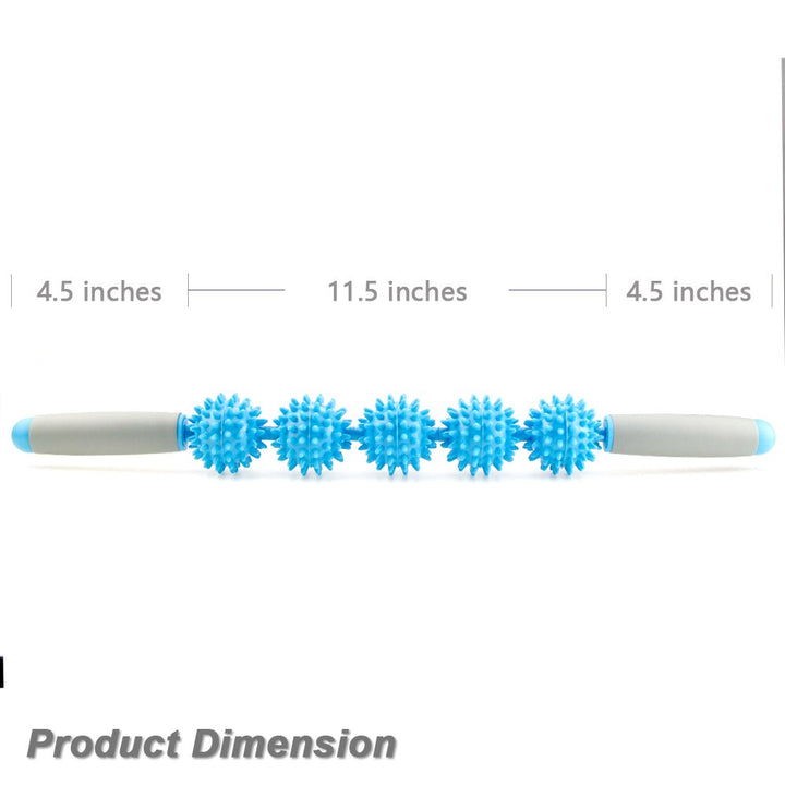 Roller Massage Roller Stick with Point Spiky Ball Back Roller