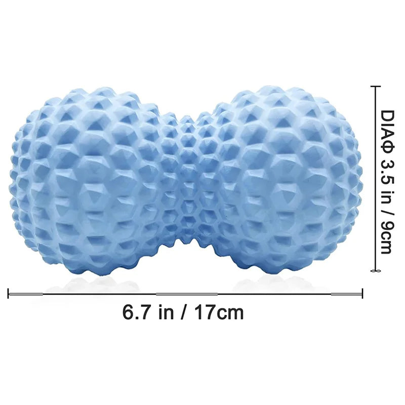 Peanut Massage Ball Double Lacrosse Mobility Deep Tissue Therapy