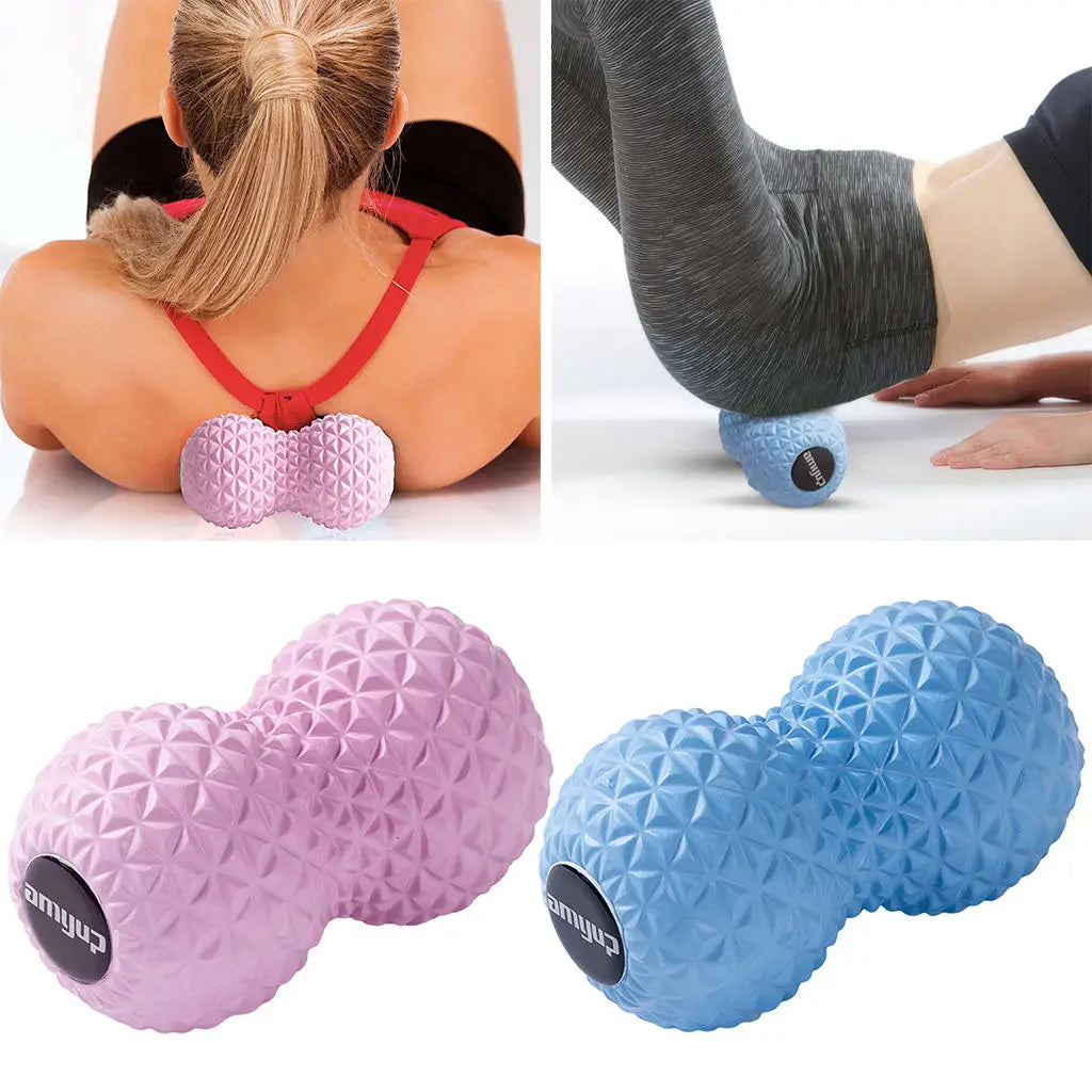 Peanut Massage Ball Double Lacrosse Mobility Deep Tissue Therapy