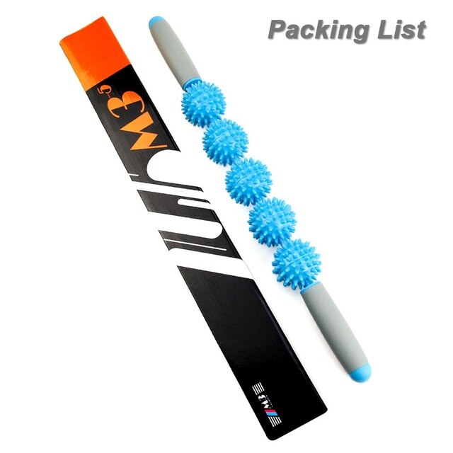 Roller Massage Roller Stick with Point Spiky Ball Back Roller