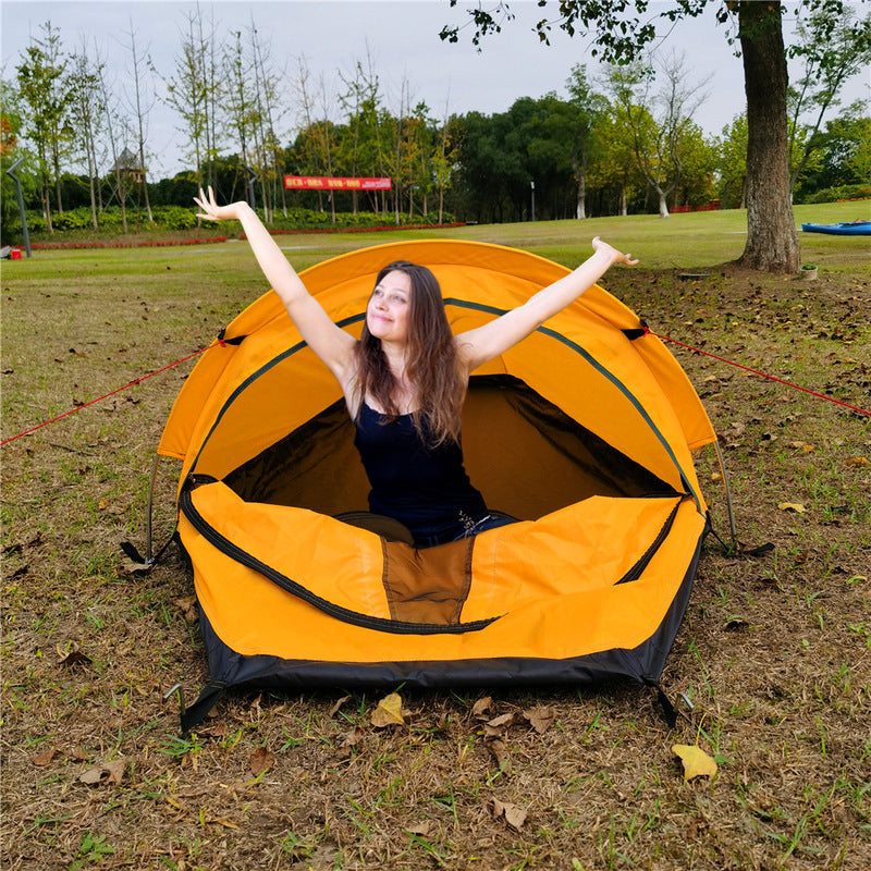 Lightweight Single Person Camping Tent Sleeping Bag Outdoor Hiking Gear