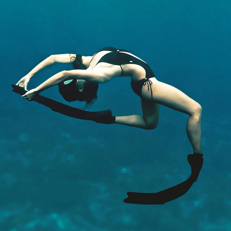 Professional Freediving Long Fins Anti Skid Spearfishing Snorkeling Gear