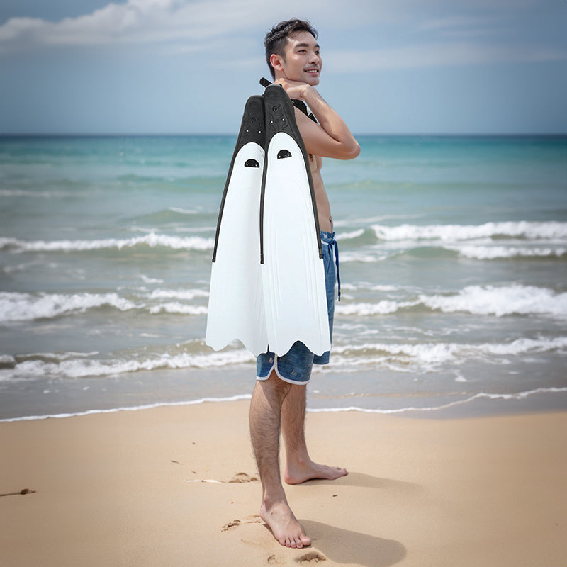 Professional Freediving Long Fins Anti Skid Spearfishing Snorkeling Gear