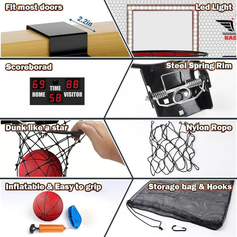 Interactive Basketball Hoop Set for Little Ones
