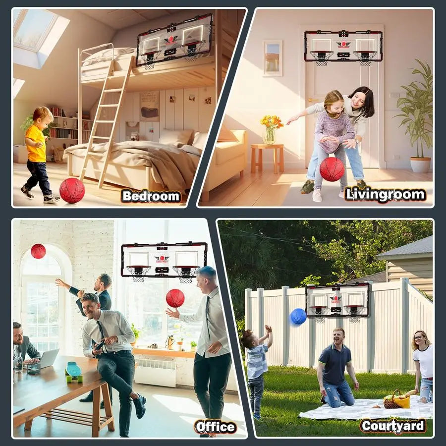 Interactive Basketball Hoop Set for Little Ones
