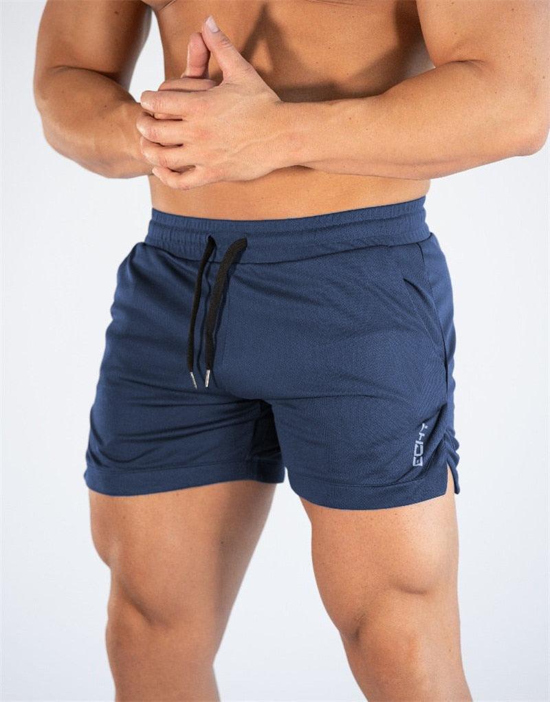 Mens Gym Training Shorts Quick Dry Compression Running Workout Pockets